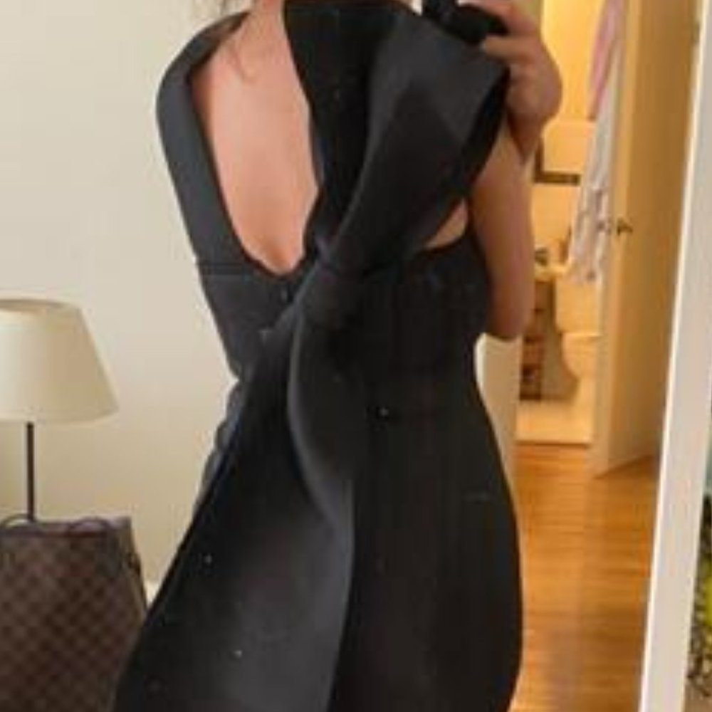 Reg. & Plus Size STATEMENT MAKER Lady in Black Bow - Picture 9 of 12